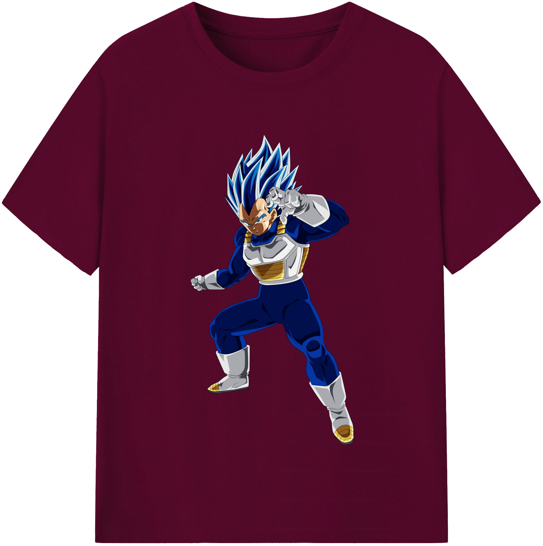 （画像用） ドラゴンボール ベジータ四世（Bejīta Yonsei）DRAGON BALL Vegeta IV レディースカジュアルプリントTシャツ（綿100％）